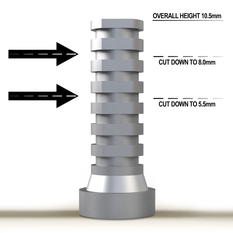 Straumann® BL NC-compatible Verification Cylinder