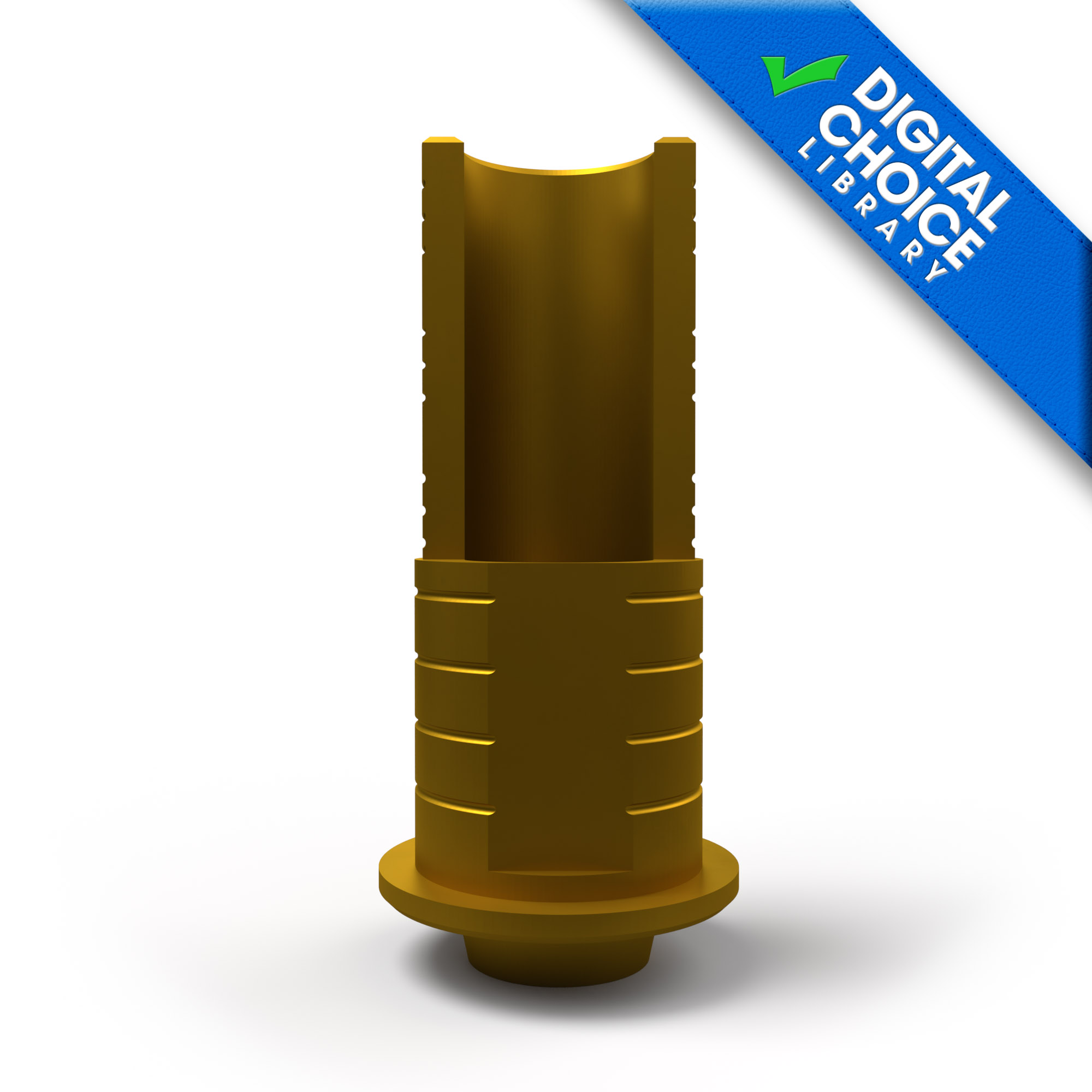 ASC NobelBiocare™ Tri-Lobe-compatible RP X 9mm Non-Engaging Titanium Base