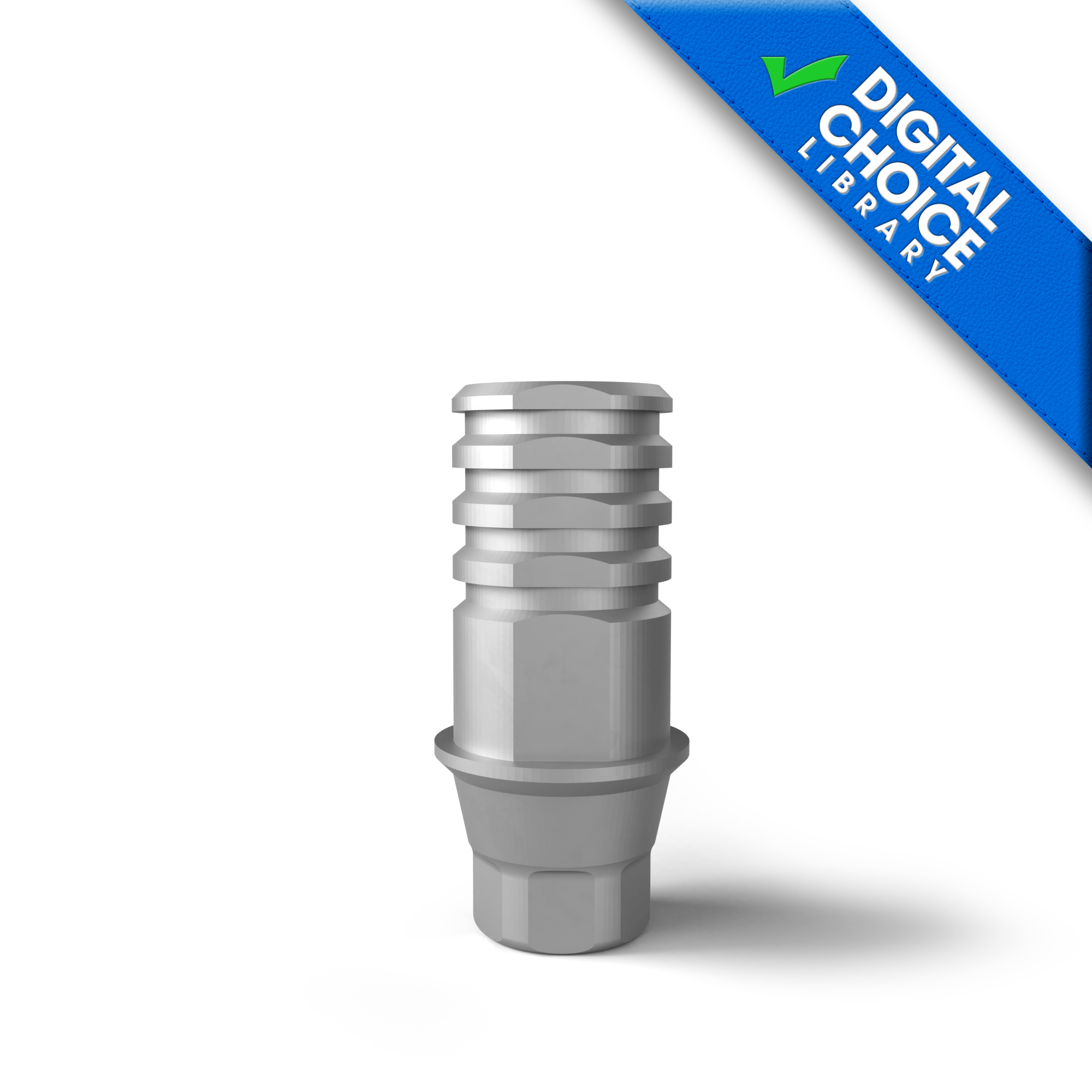 NobelActive™/Conical-compatible RP X 6.0mm Engaging Titanium Base