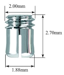 M2 Spring Pins 195 (2-Pack)