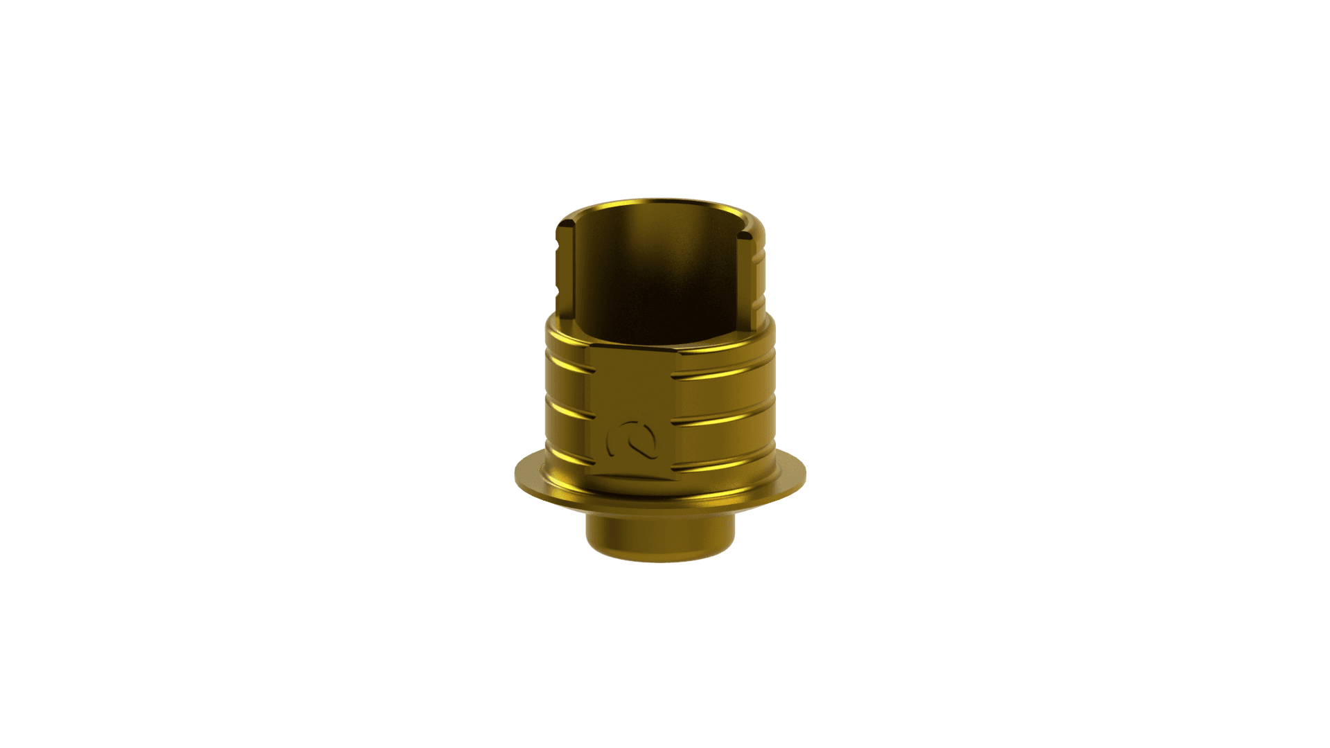 Dynamic Biomet 3i Certain®-compatible 3.4mm Non-Engaging Titanium Base G0.3mm
