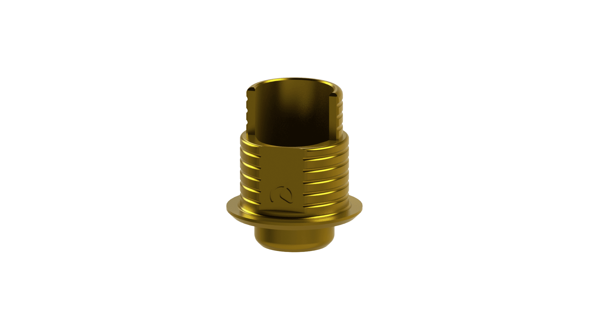 Dynamic Biomet 3i Certain®-compatible 4.1mm Non-Engaging Titanium Base G0.3mm