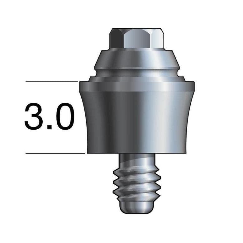Branemark®-compatible RP Straight Multi-Unit Abutment X 3mm