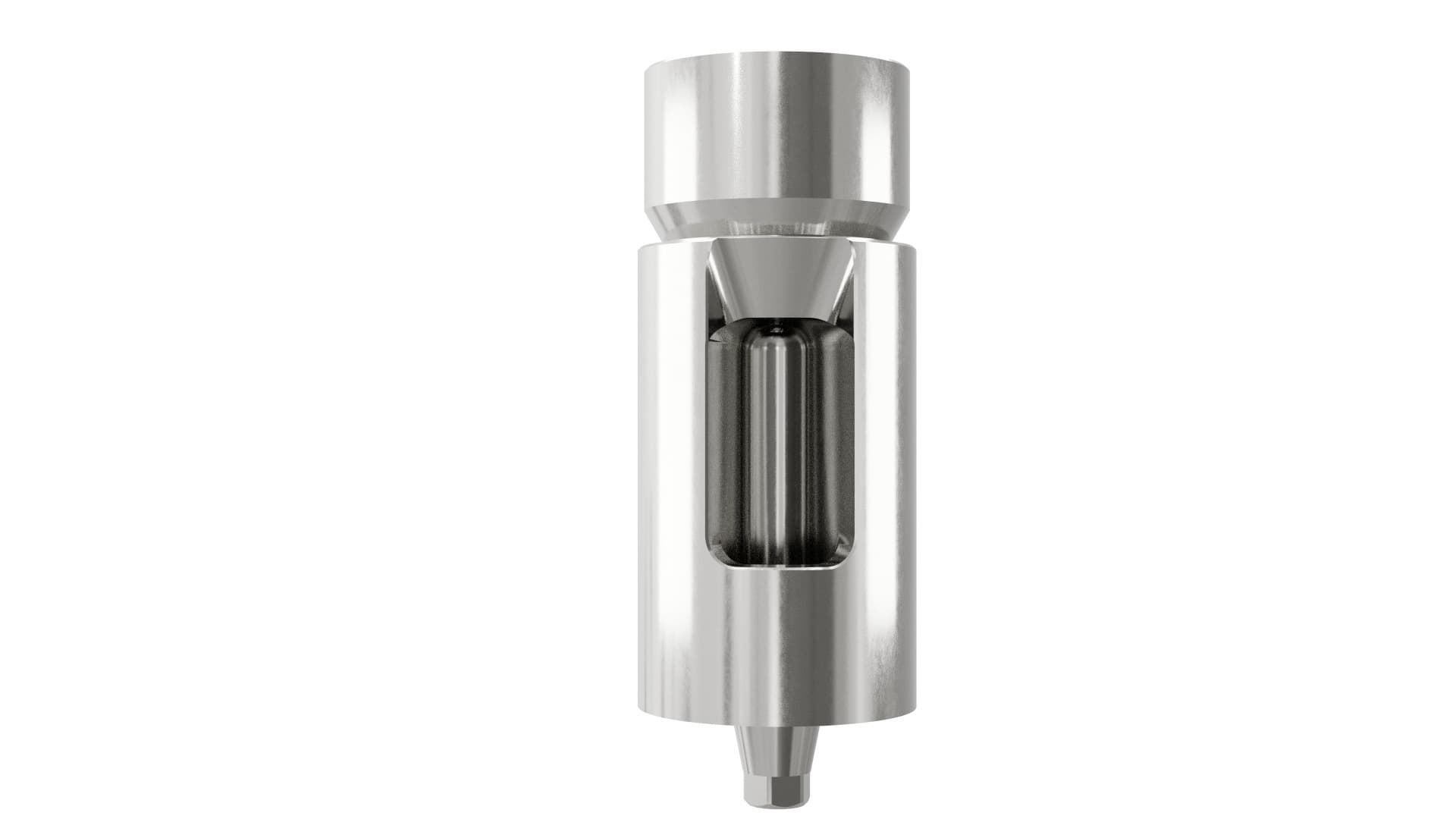 ASC Astra®-compatible Aqua 3.5/4.0mm Titanium Blank