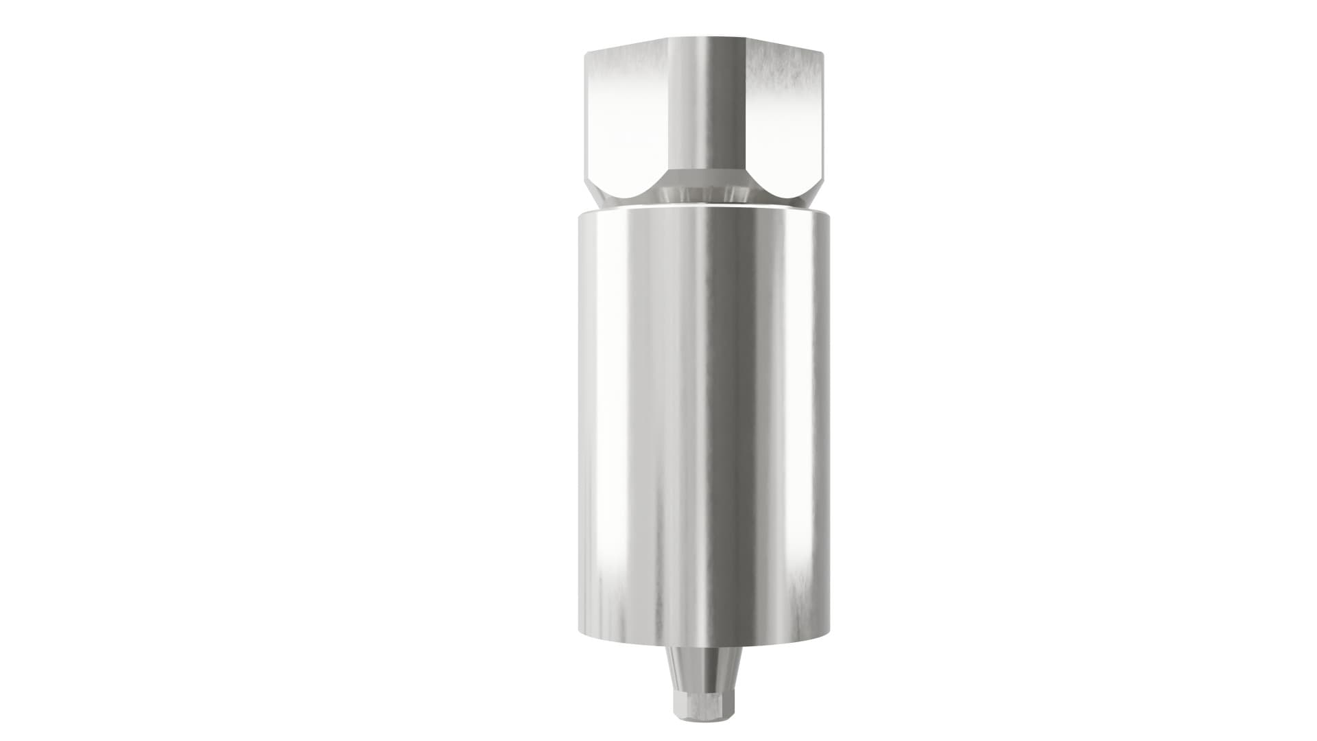 Astra®-compatible Aqua 3.5/4.0mm Titanium Blank